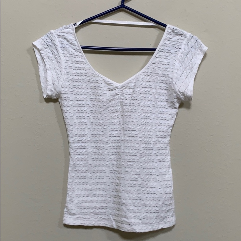 urban Outfitters white fashion tee